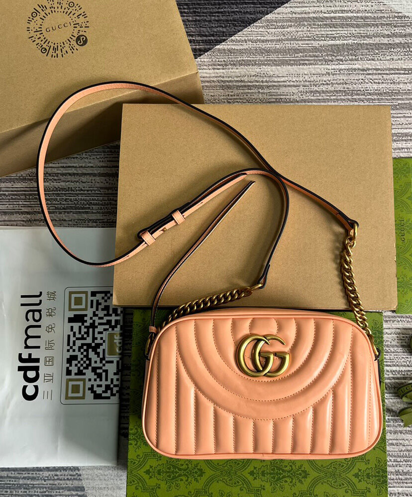 Gucci GG Marmont Shoulder Bag 447632 Pink