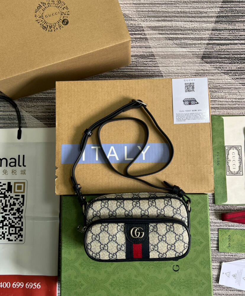 Gucci Ophidia Mini Bag 722557 Dark blue