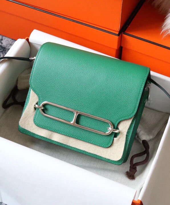 Hermes Roulis Mini Bag Green