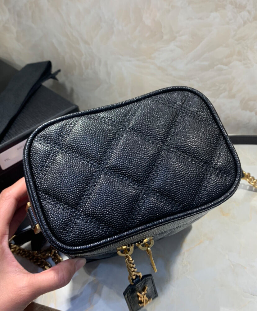 Saint Laurent 80 s Vanity Bag 649779 Black