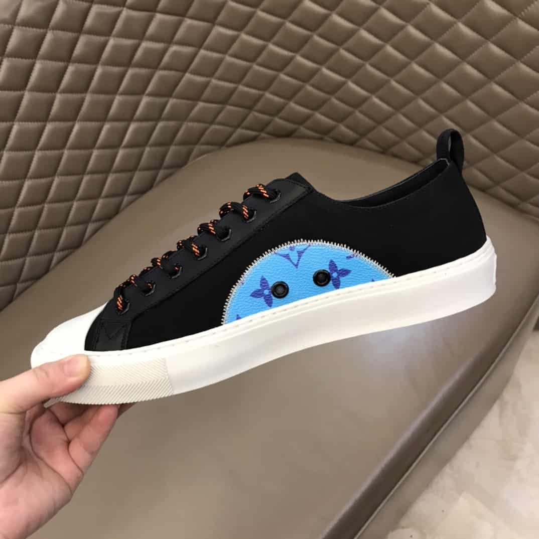 LOUIS VUITTON TATTOO SNEAKER BLACK   LV128