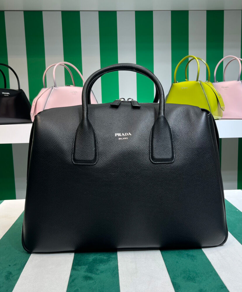 Prada Leather Travel Bag 2VC035 Black
