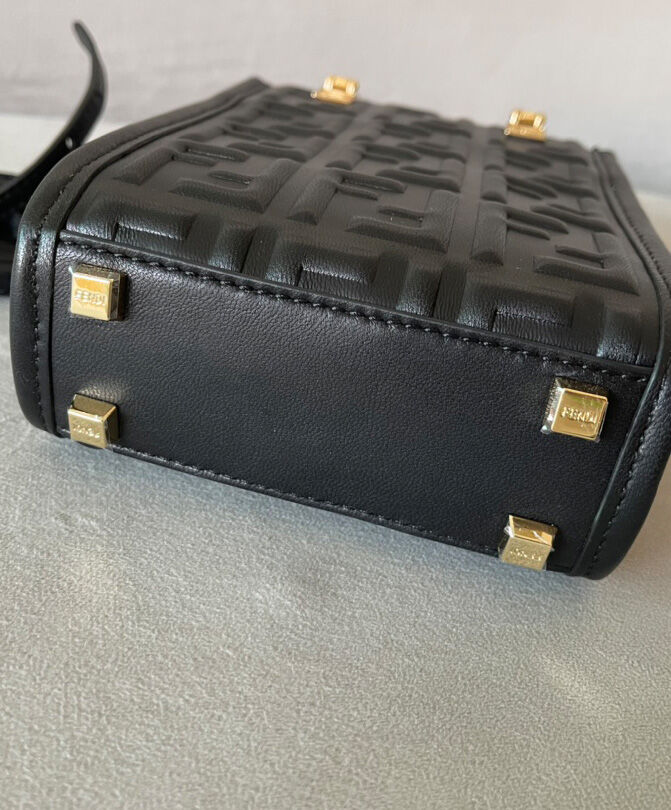 Fendi Mini Sunshine Shopper 8BS051 Black