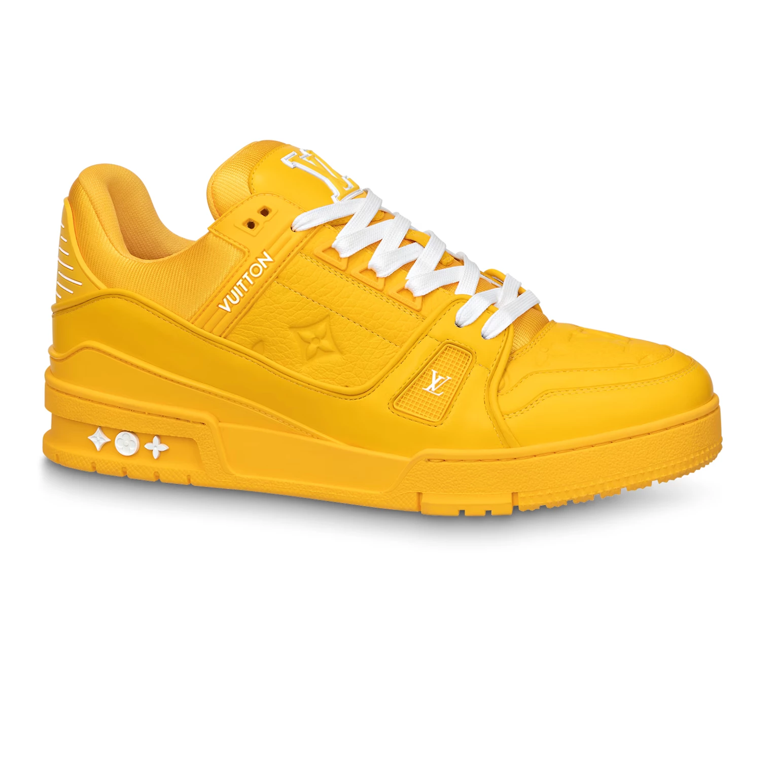 LOUIS VUITTON TRAINER SNEAKERS IN YELLOW �C LSVT338