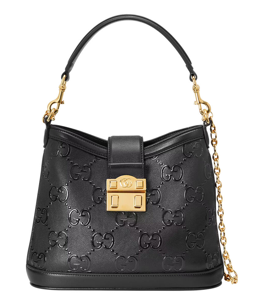 Gucci Small GG Shoulder Bag 675788 Black
