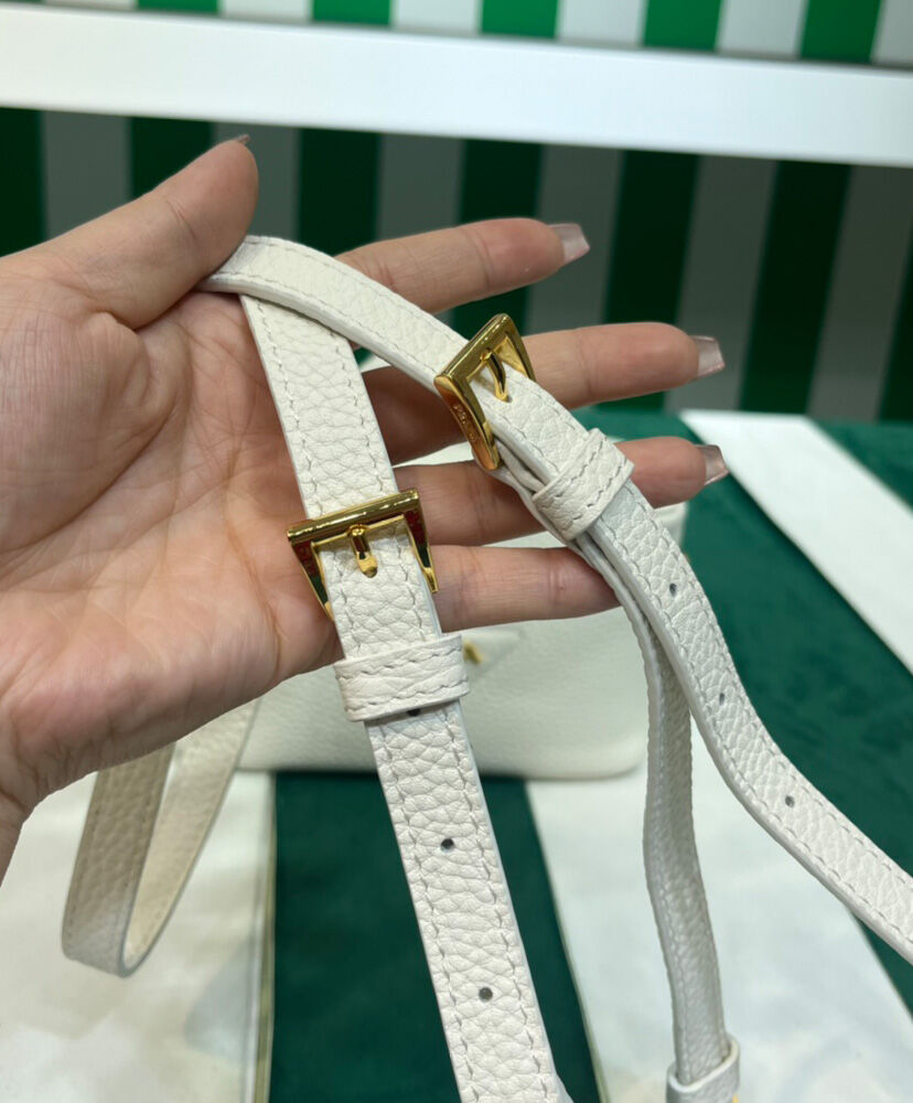 Prada Leather Mini-bag 1BH202 White