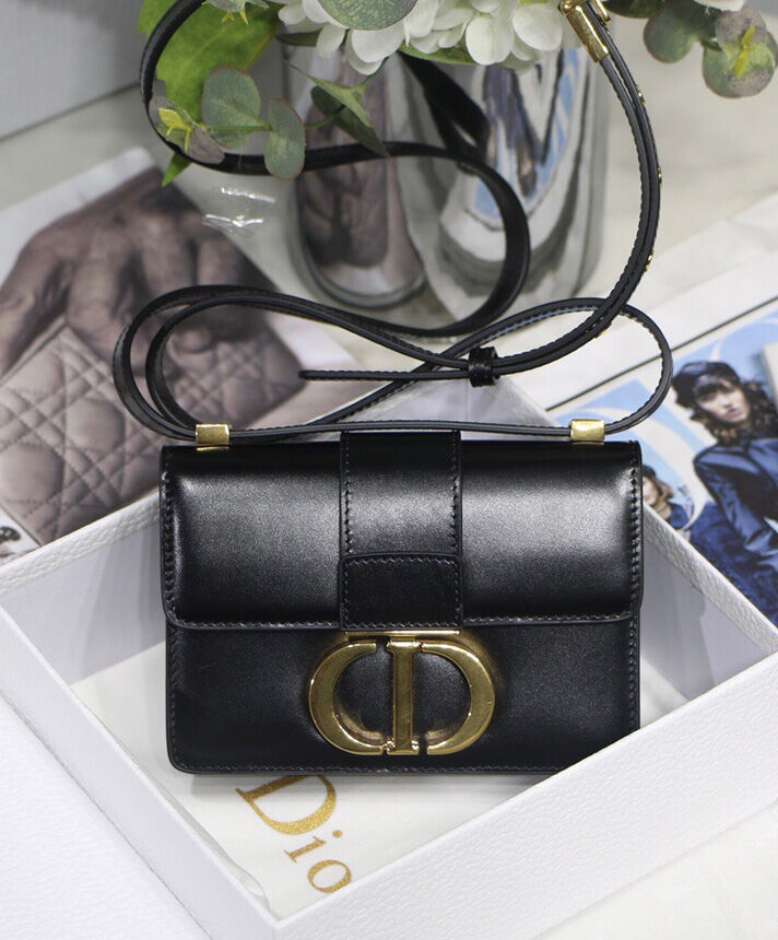 Christian Dior Micro 30 Montaigne Bag Black