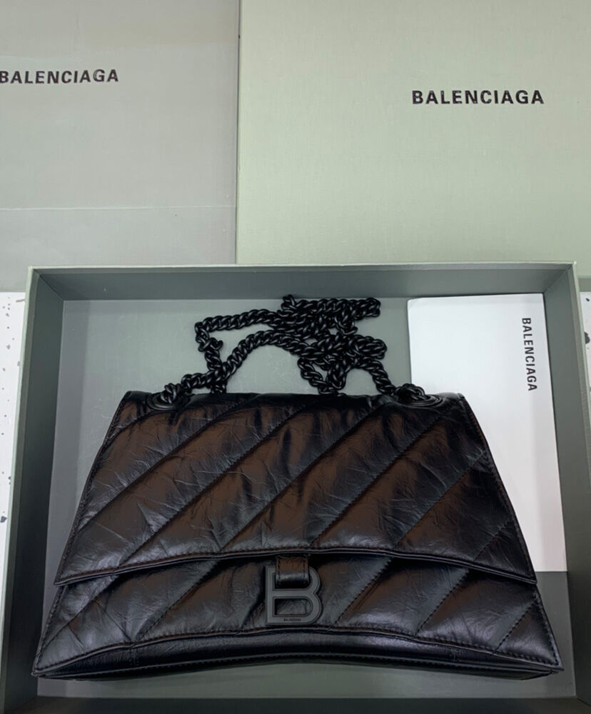 Balenciaga Crush Medium Chain Bag Quilted