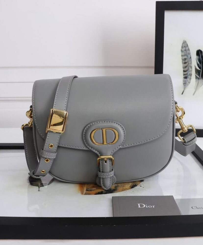 Christian Dior Medium Dior Bobby Bag Gray