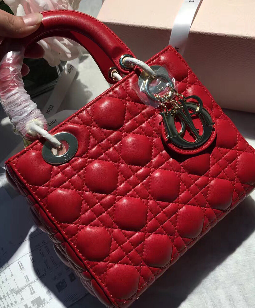 Christian Dior Lady Dior Bag 2017 Red