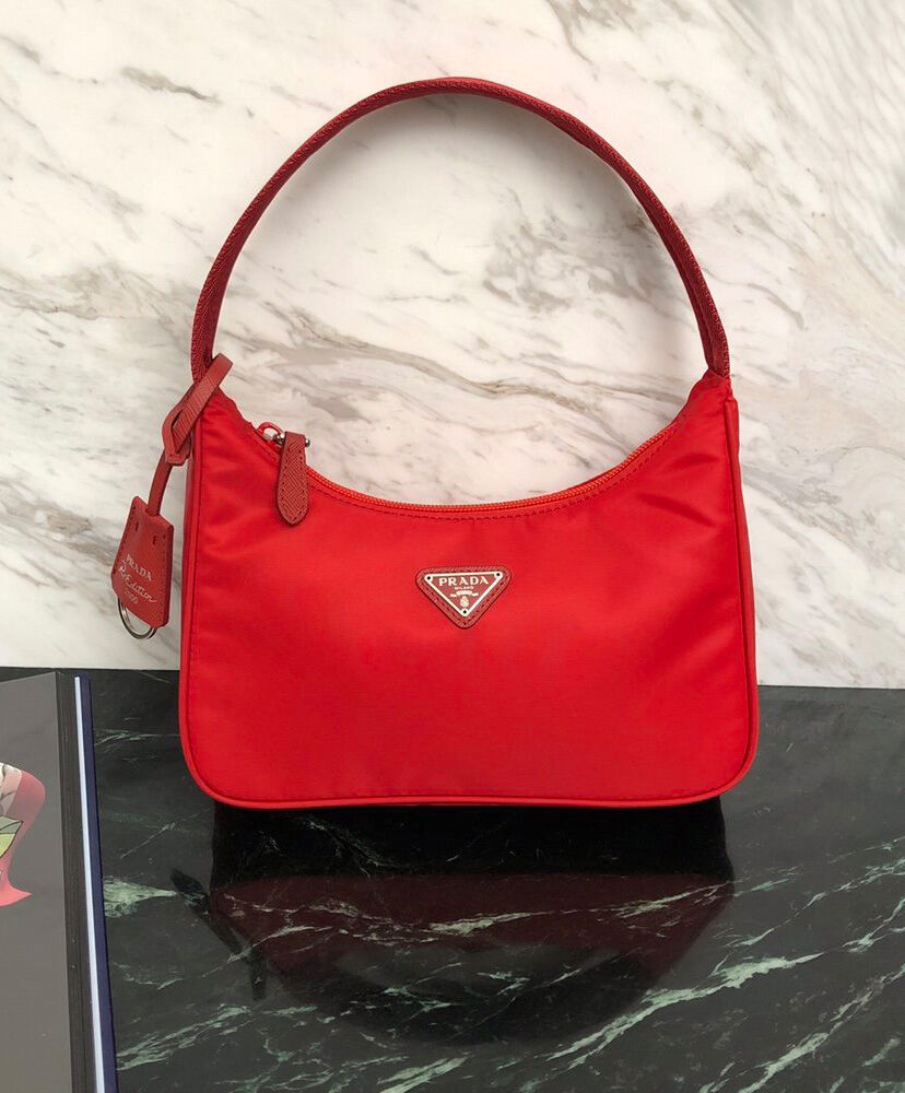 Prada Re-Edition 2000 nylon mini-bag 1NE515 Red
