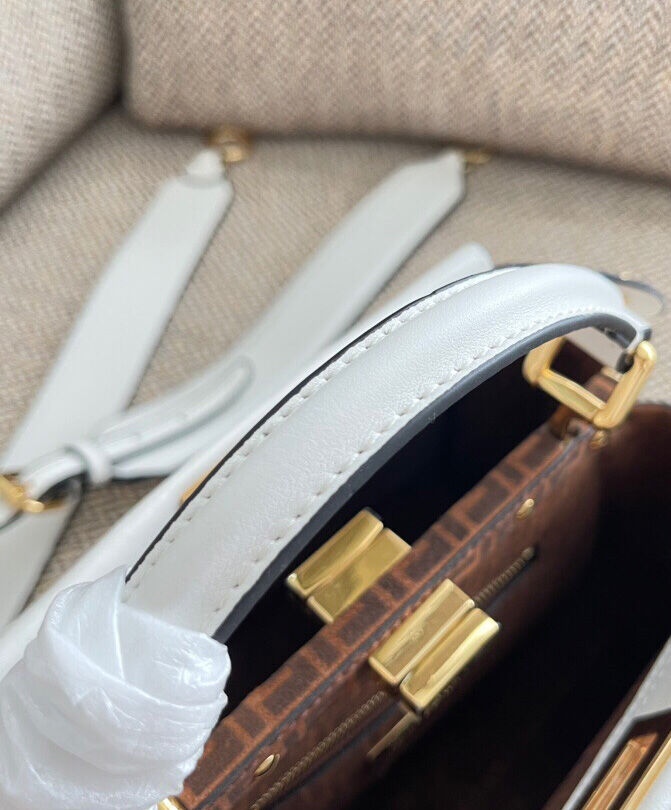 Fendi Peekaboo Mini 8BN244 White