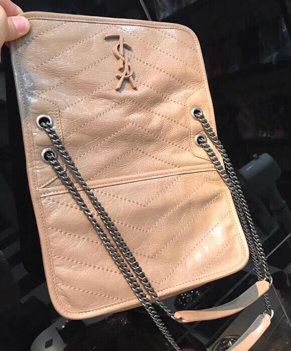 Saint Laurent Baby Niki Chain Bag 5330370 Apricot