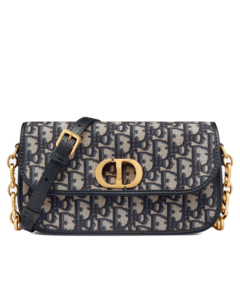 Christian Dior 30 Montaigne Avenue Bag Dark Blue