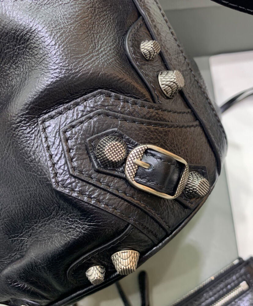 Balenciaga Le Cagole XS Bucket Bag Black