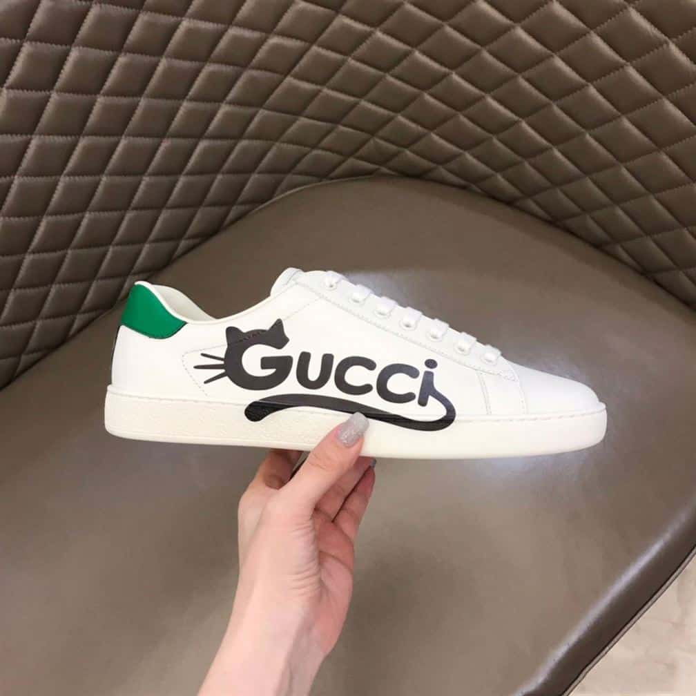 ACE SNEAKERS WITH GUCCI KITTEN   GC063