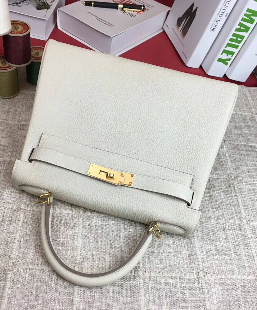 Hermes Kelly Bag 28 Togo Leather Cream
