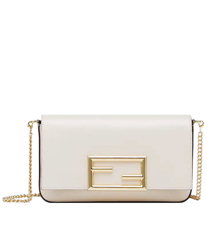 Fendi Wallet On Chain With Pouches Cream
