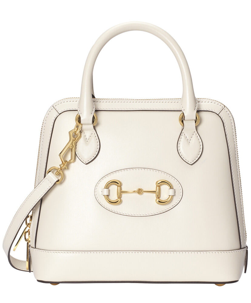 Gucci 1955 Horsebit small top handle bag 621220 White