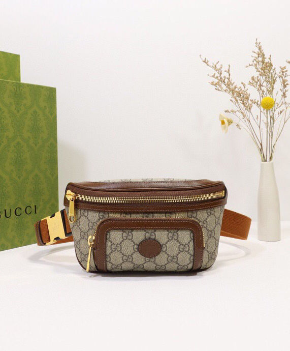 Gucci Belt bag with Interlocking G 682933 Coffee