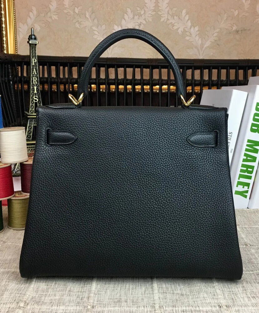 Hermes Kelly Bag 28 Togo Leather Black