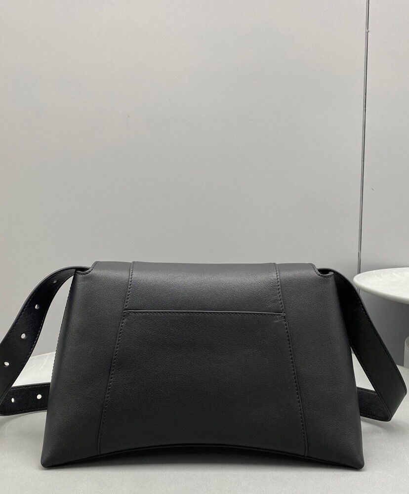 Balenciaga Downtown Medium Shoulder Bag Black