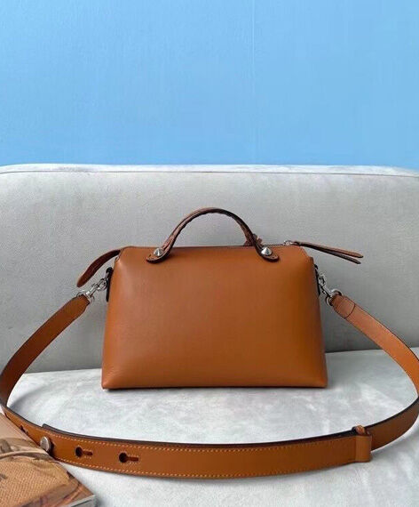 Fendi Medium By The Way Boston Bag 8BL146 Coffee