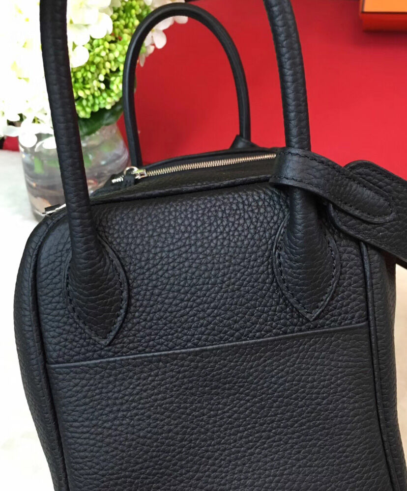 Hermes Linda Bag 26 Togo Leather Black
