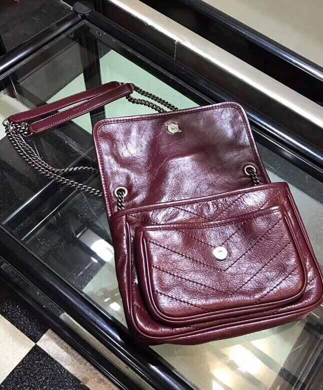 Saint Laurent Baby Niki Chain Bag 5330370 Mauve