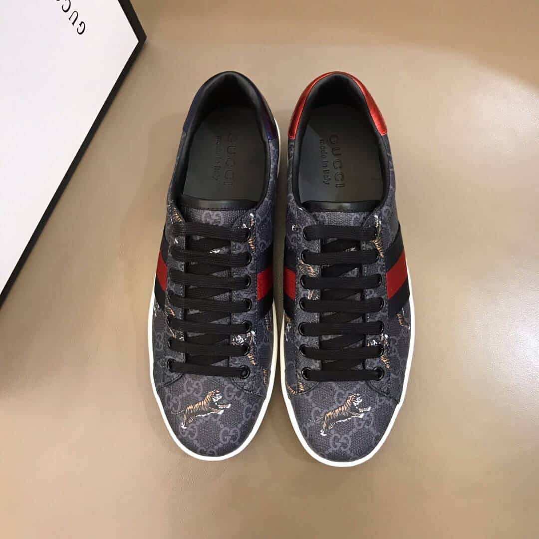 GUCCI MEN S ACE GG SUPREME TIGERS SNEAKER   GC9