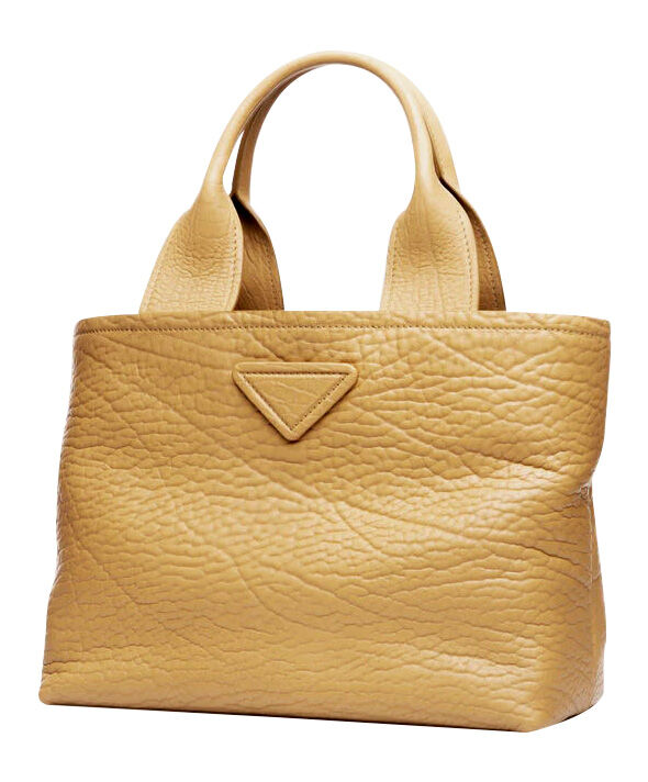 Prada Leather Shopping Bag 1BG440 Apricot