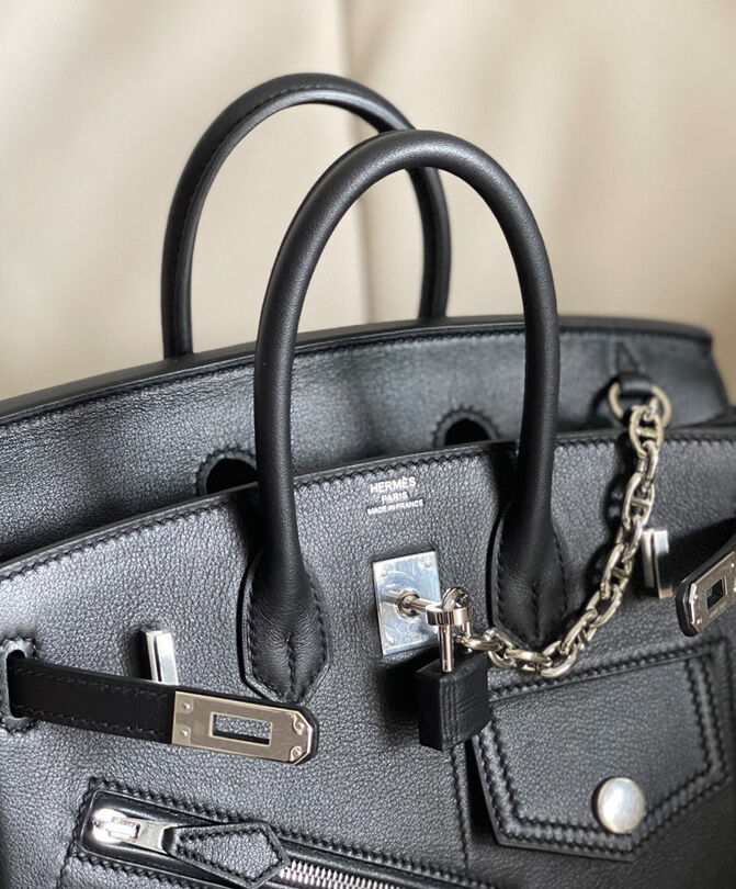Hermes Birkin 25 Limited Edition Rock Black
