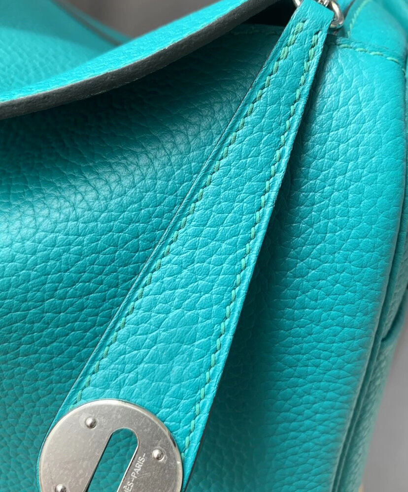 Hermes Linda Bag 26 Togo Leather Light Green