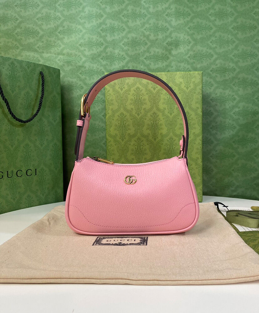 Gucci Aphrodite Shoulder Bag With Double G 739076 Pink