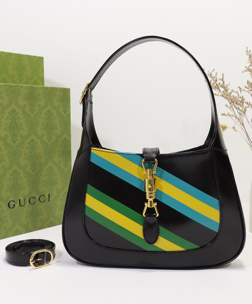 Gucci Jackie 1961 Small Shoulder Bag 636709 Black