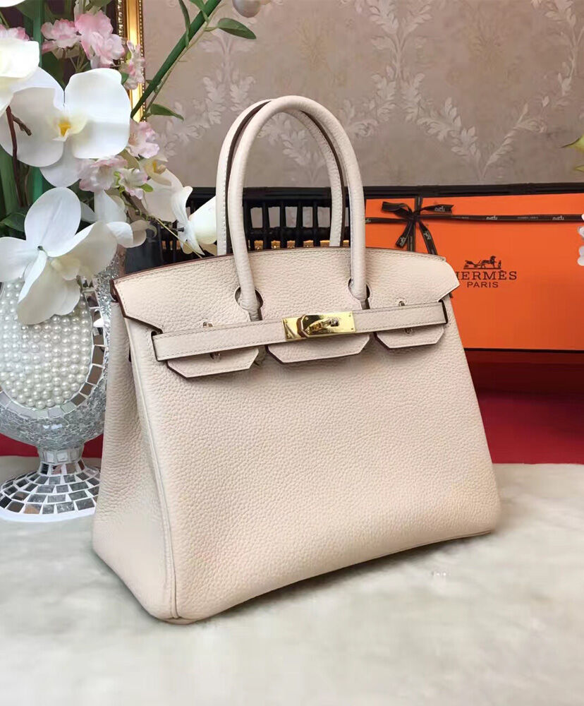 Hermes Birkin 35 Bag Togo Leather Cream