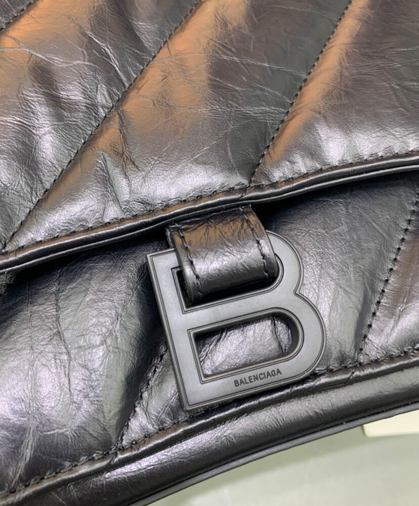 Balenciaga Crush Medium Chain Bag Quilted