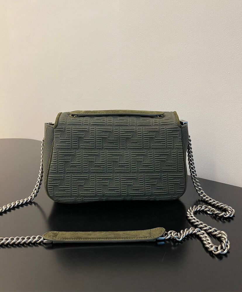 Fendi Midi Baguette Chain 8BR793 Green