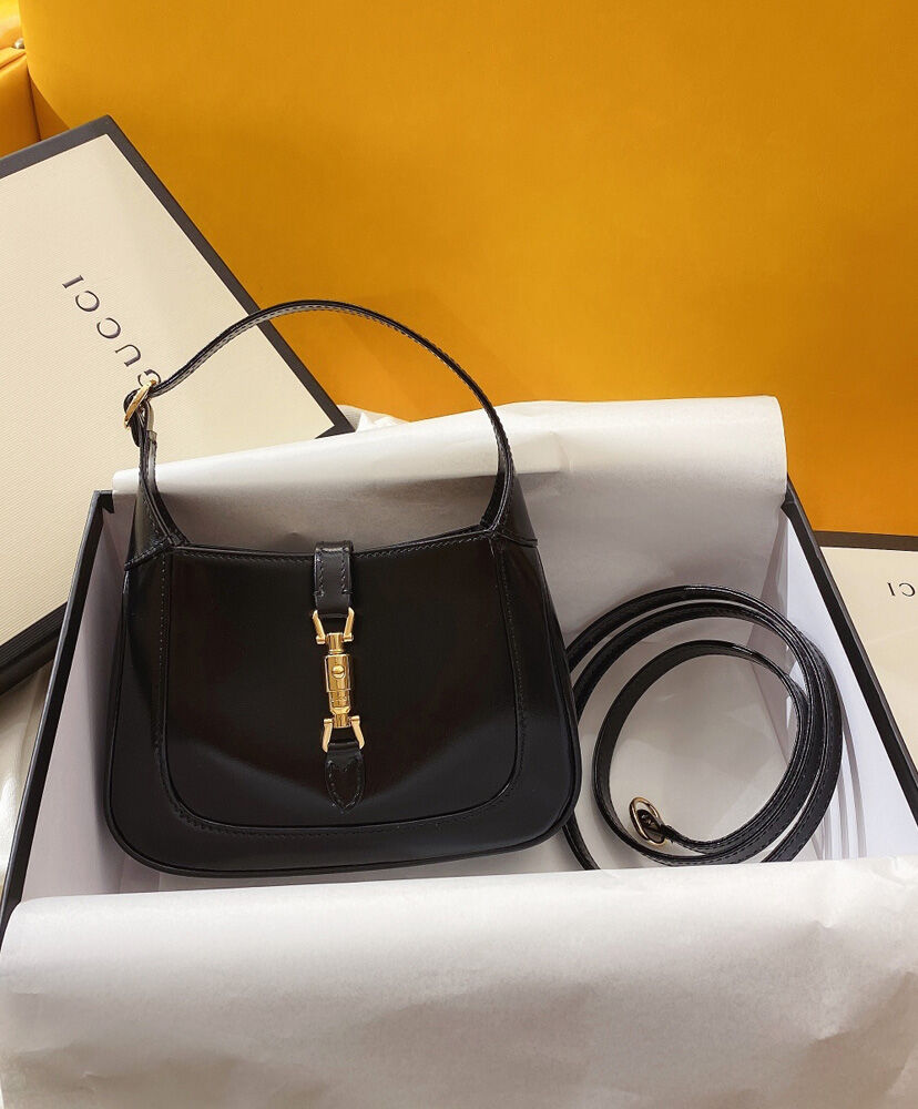 Gucci Jackie 1961 mini hobo bag 637091 Black