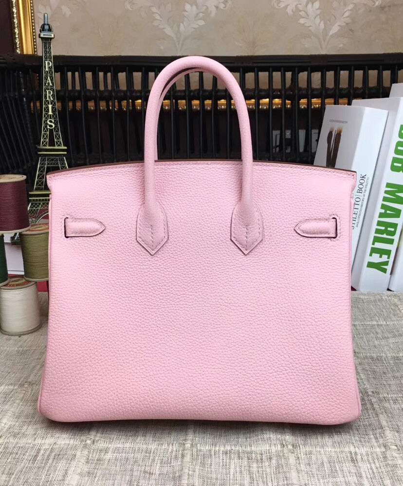 Hermes Birkin 25 Togo Leather Peachblow
