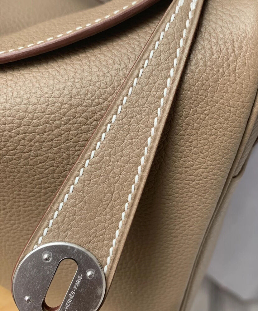 Hermes Linda Bag 26 Togo Leather Gray