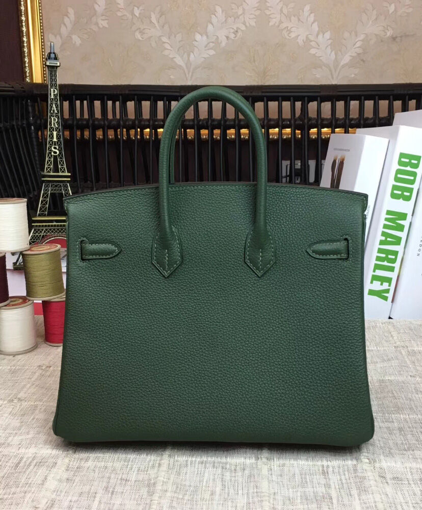 Hermes Birkin 25 Togo Leather Green