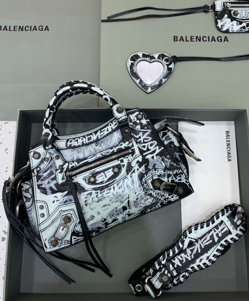 Balenciaga Neo Cagole XS Handbag Graffiti
