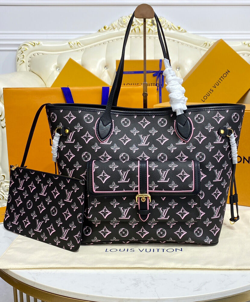 Louis Vuitton Neverfull MM M46137 Black