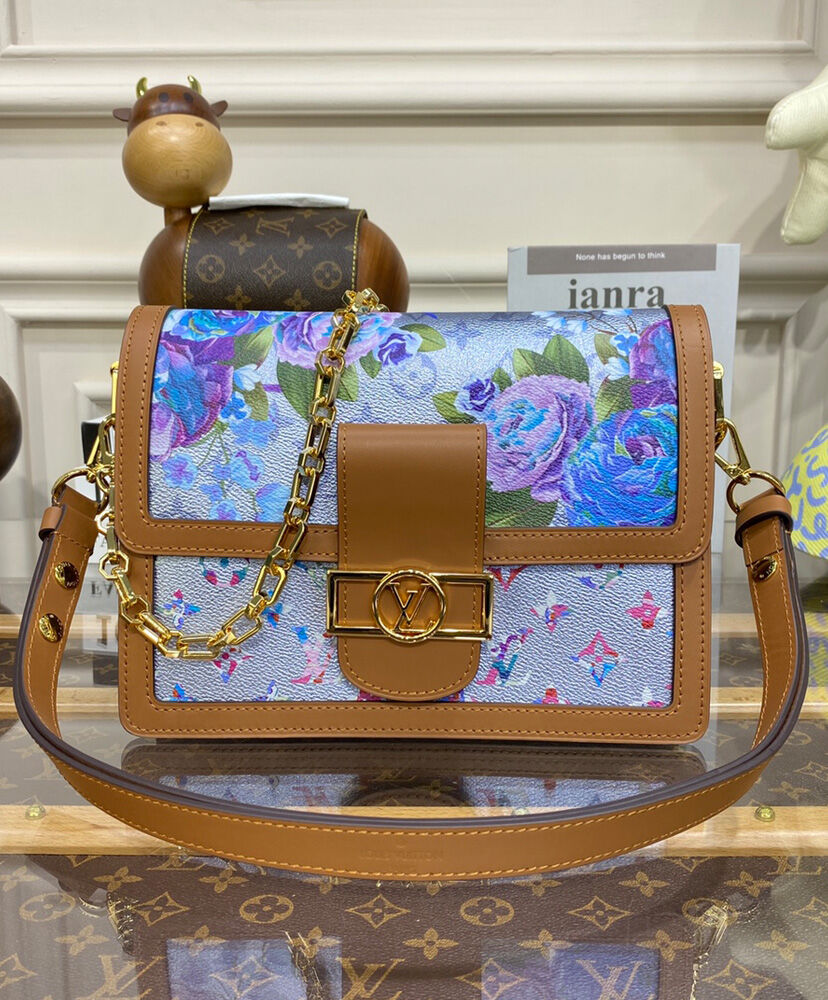 Louis Vuitton Dauphine MM M21266 Blue