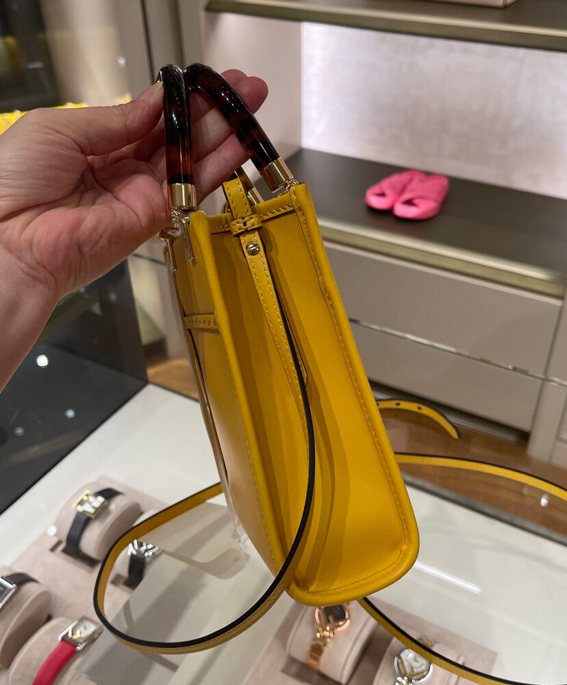 Fendi Mini Sunshine Shopper 8BS051 Yellow