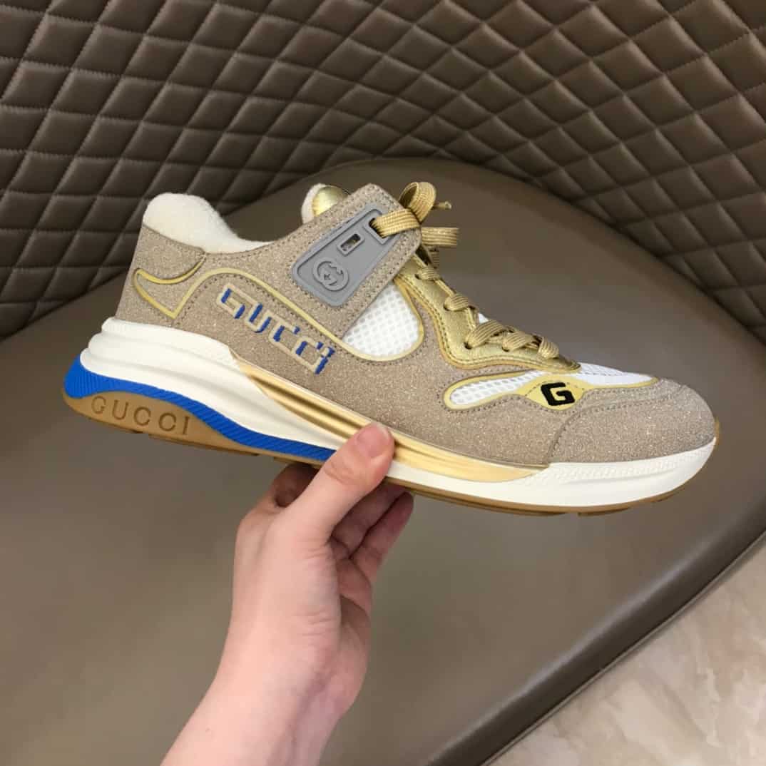 GUCCI ULTRAPACE LEATHER SNEAKERS   GC122