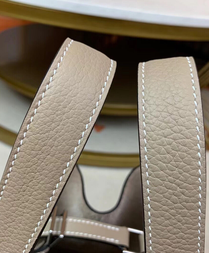 Hermes Picotin Lock Togo Bag 18cm Gray