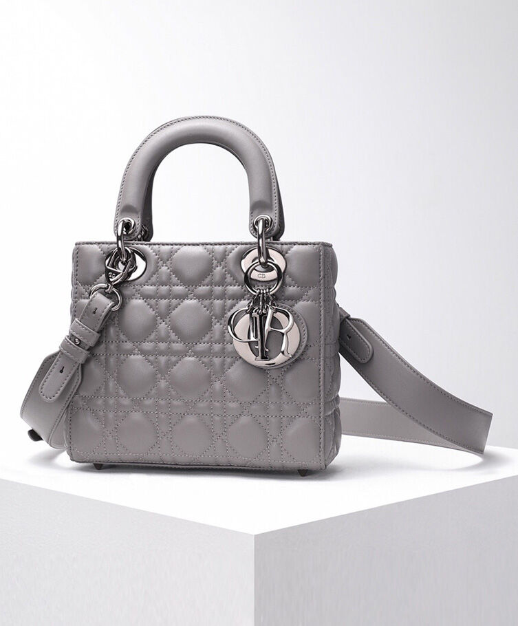 Christian Dior Lady Dior My Abcdior Bag Gray