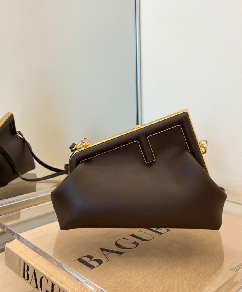 Fendi First Small 8BP129 Dark Coffee